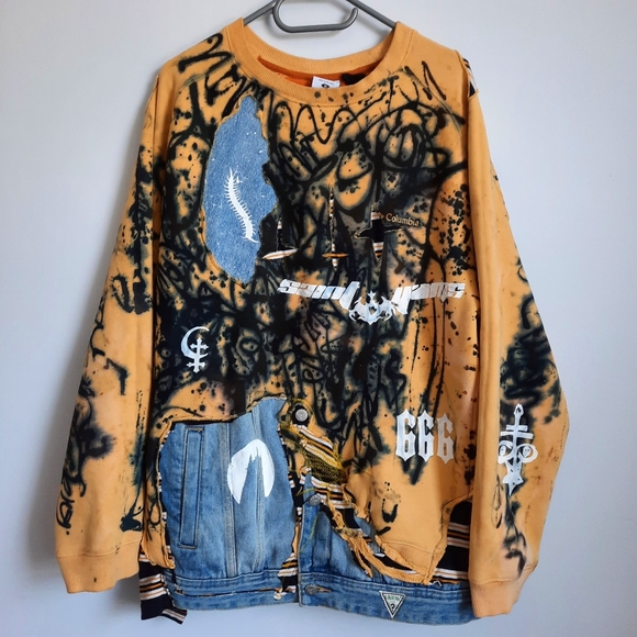 Columbia Other - [SOLD]'𝘊𝘢𝘯𝘢𝘳𝘺' 𝘾𝙤𝙡𝙪𝙢𝙗𝙞𝙖 Crewneck Sweater by 𝙎𝙖𝙞𝙣𝙩 𝙔𝙖𝙢𝙨 🦜